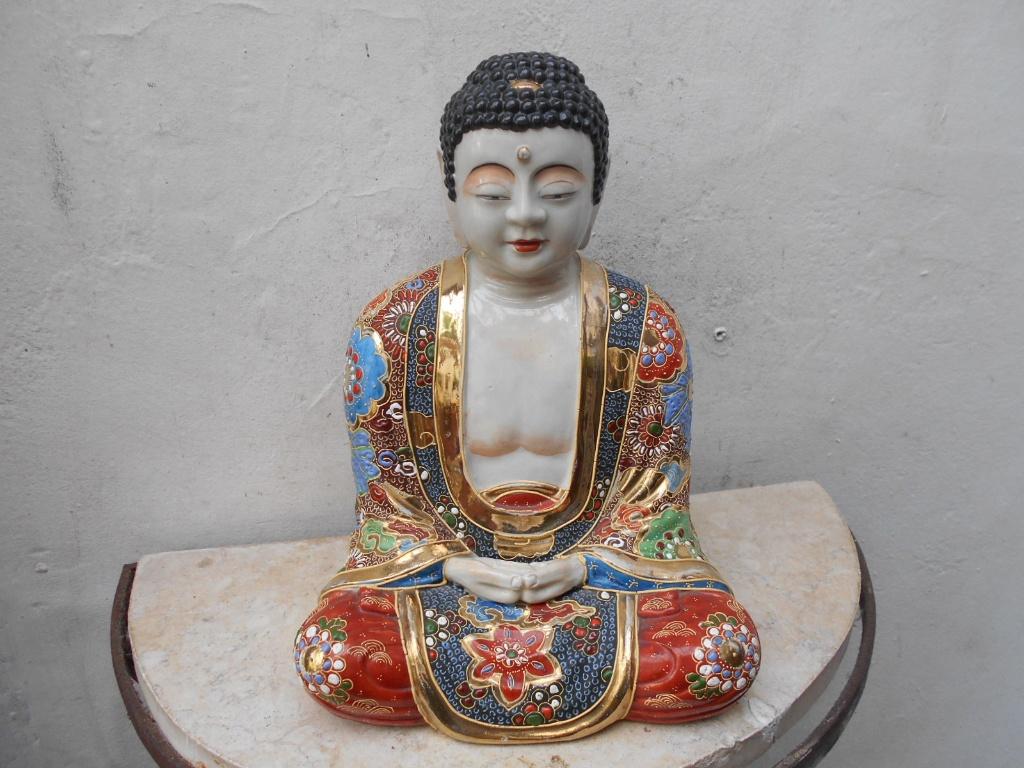 BOEDDHA  SATSUMA  vintage, Antiek en Kunst, Kunst | Beelden en Houtsnijwerken, Ophalen of Verzenden