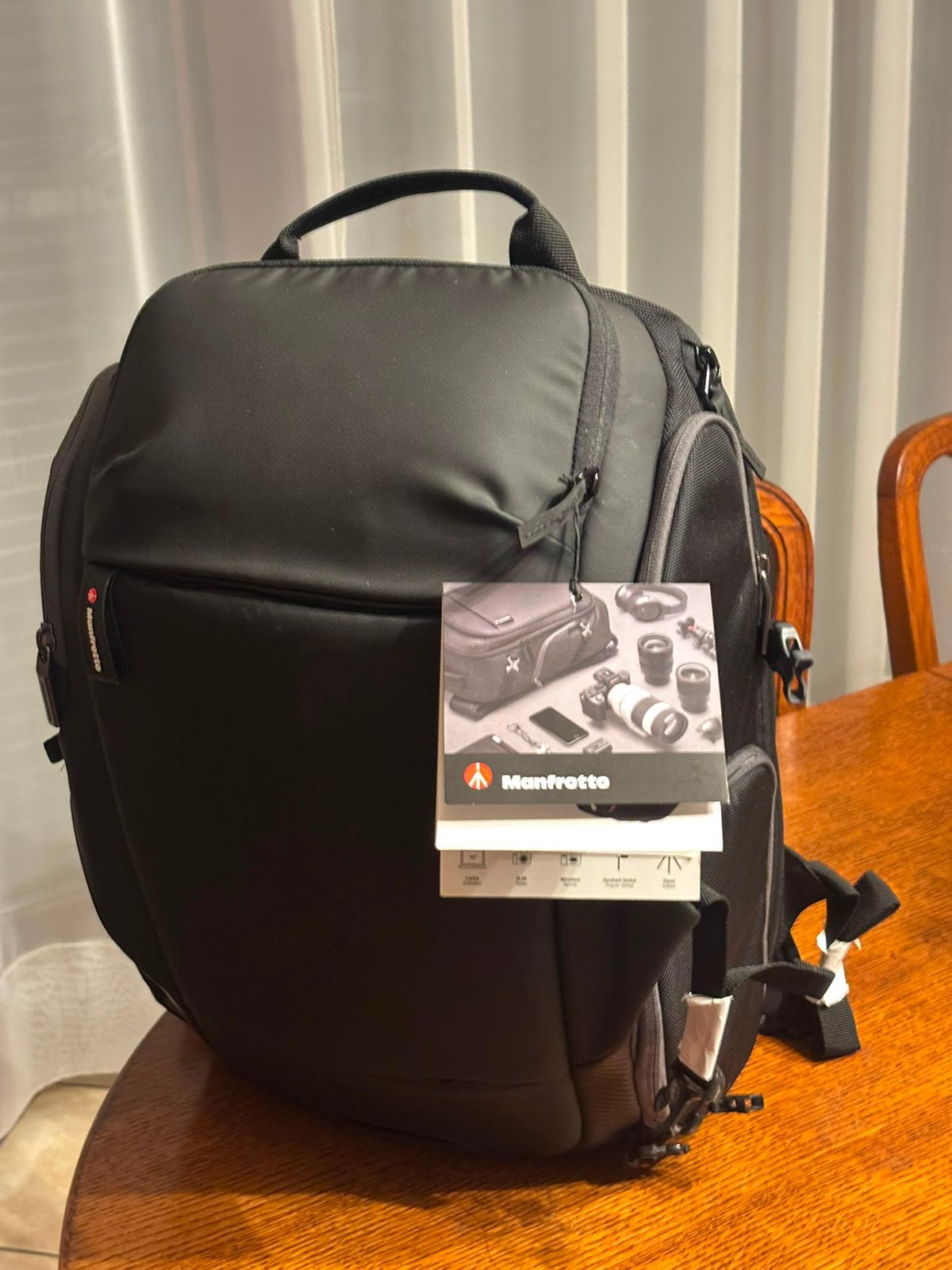 Sac à dos rangement Manfrotto, Audio, Tv en Foto, Fotocamera's Analoog, Ophalen, Nieuw, Spiegelreflex, Overige Merken