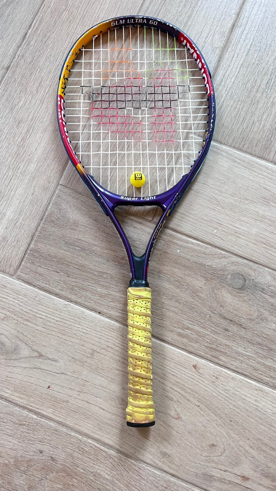 Tennisracket GLM Ultra 60 Donnay, Sport en Fitness, Tennis, Gebruikt, Racket, Ophalen