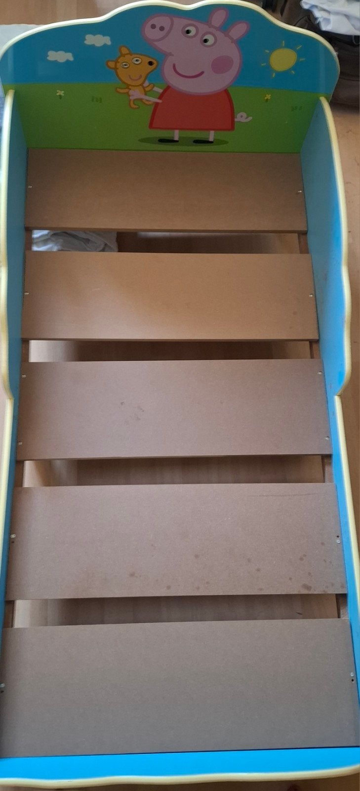 Peuterbed peppa big, Kinderen en Baby's, Ophalen, Gebruikt, 140 tot 160 cm, 70 tot 85 cm