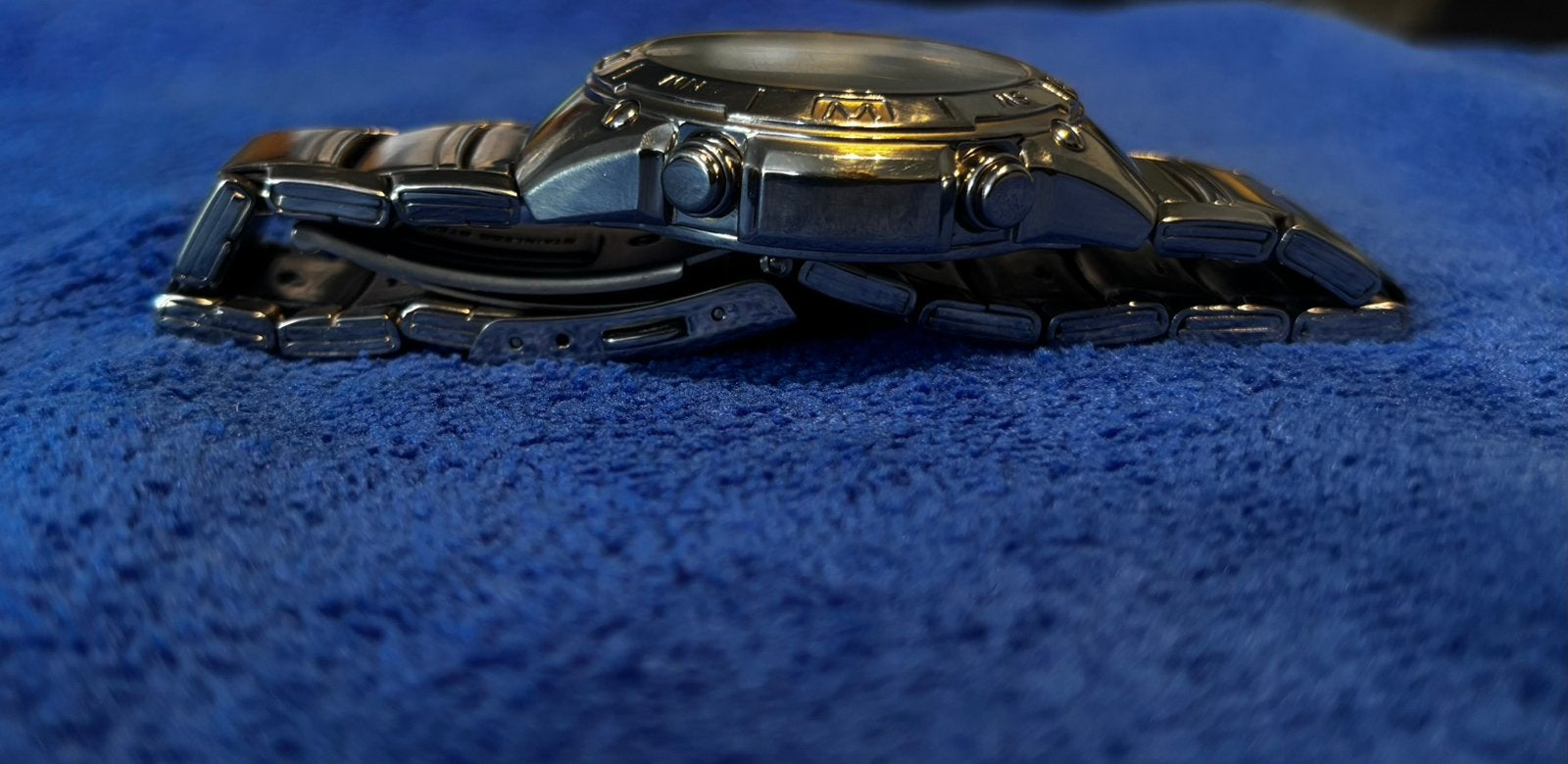 CASIO AMW703, Gebruikt, Staal, Polshorloge, Ophalen of Verzenden