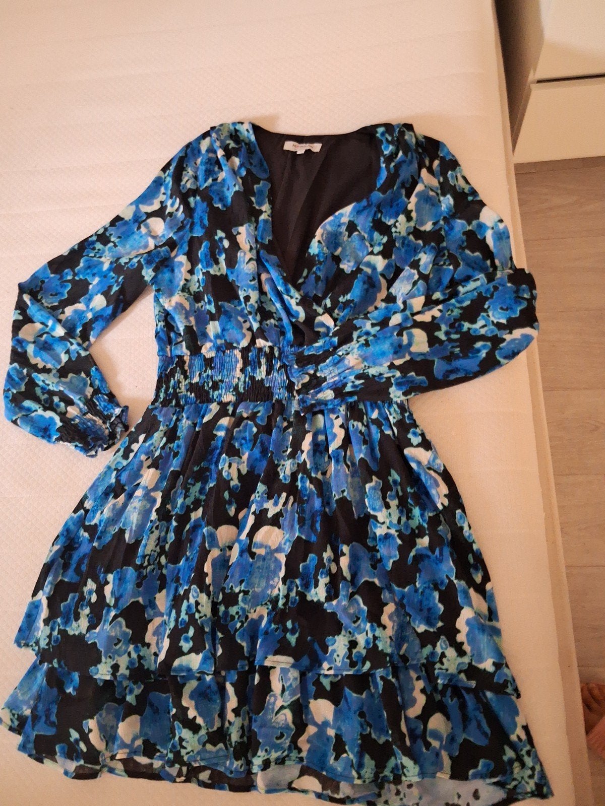 Robe bleu Morgan, Au-dessus du genou, Morgan, Enlèvement, Bleu
