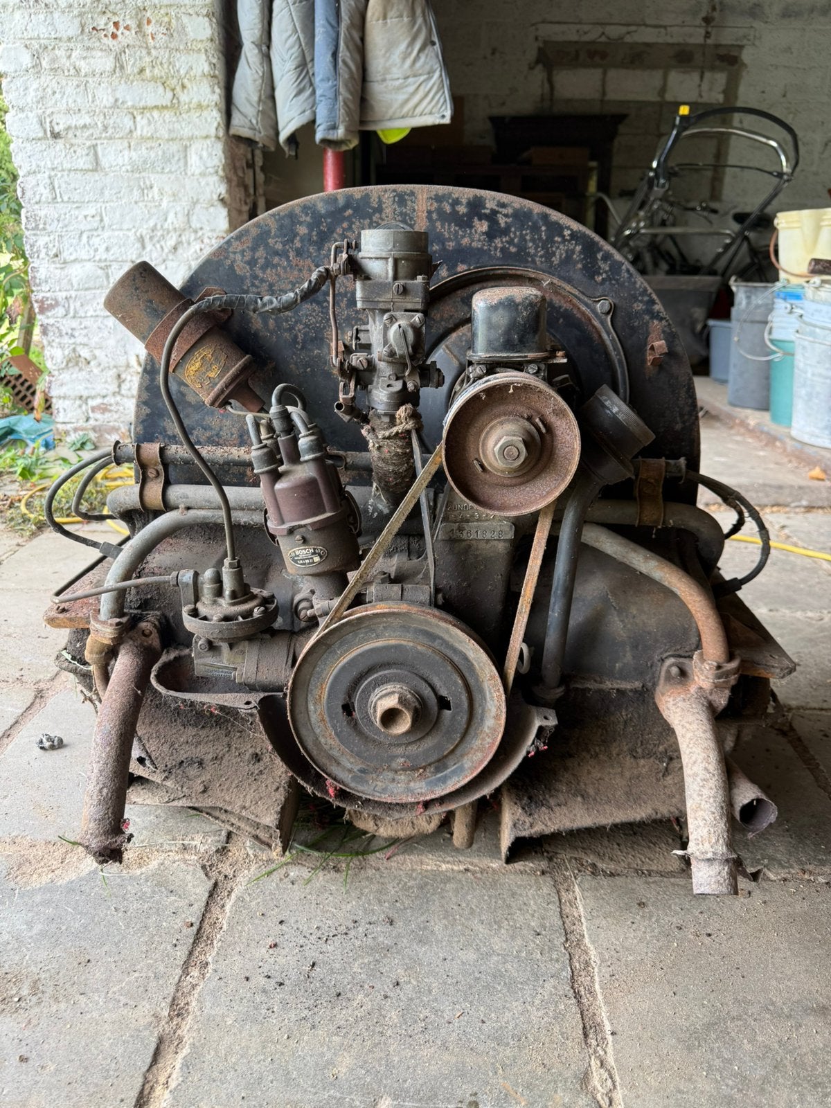 Moteur VW Coccinelle pied moulé 1200-36 ch-1956- complet, Enlèvement, Utilisé