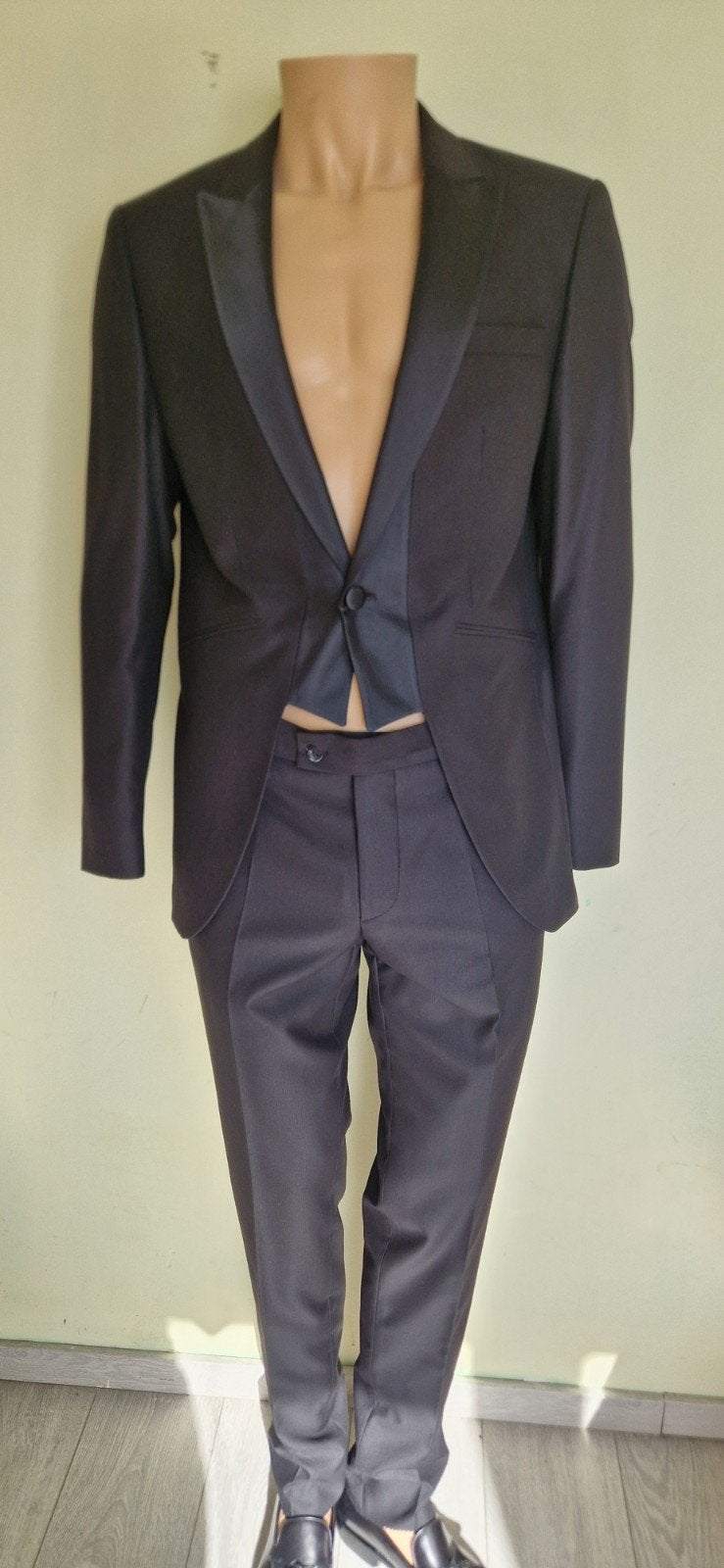 costume homme taille 50 italienne, Enlèvement ou Envoi, Taille 48/50 (M), Noir