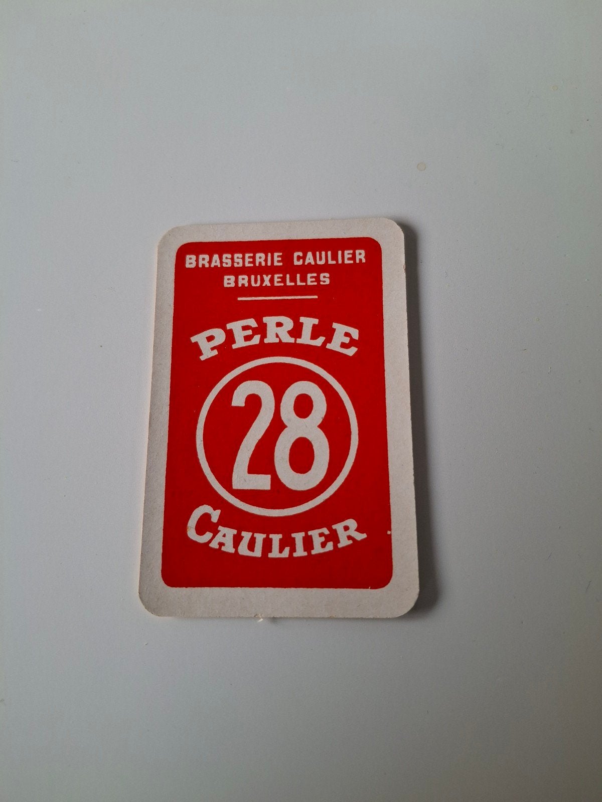 oude speelkaart perle caulier, Ophalen of Verzenden