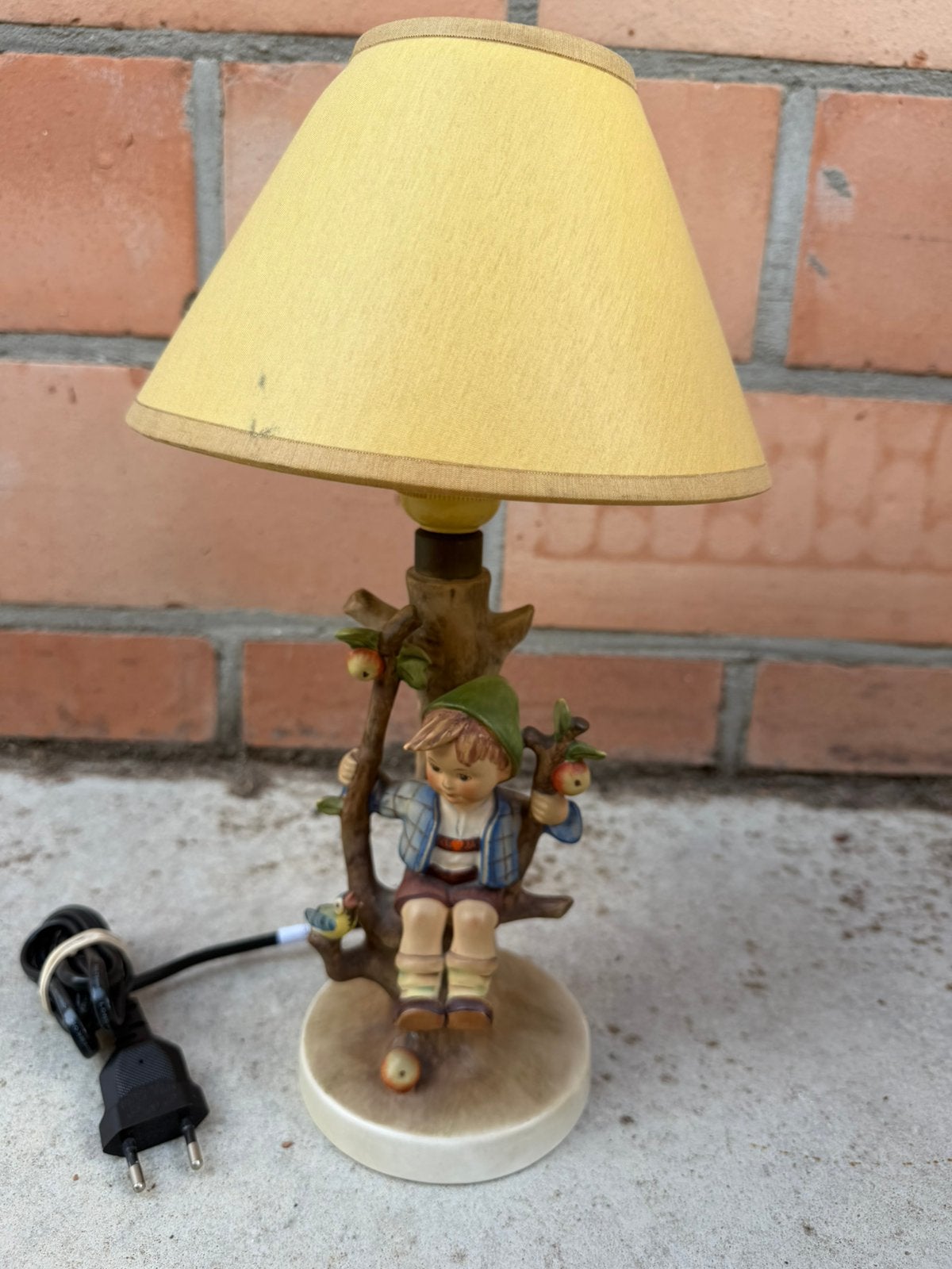 vintage Goebel Hummel "Apple Tree Boy" lampvoet, Antiek en Kunst, Antiek | Porselein, Ophalen of Verzenden