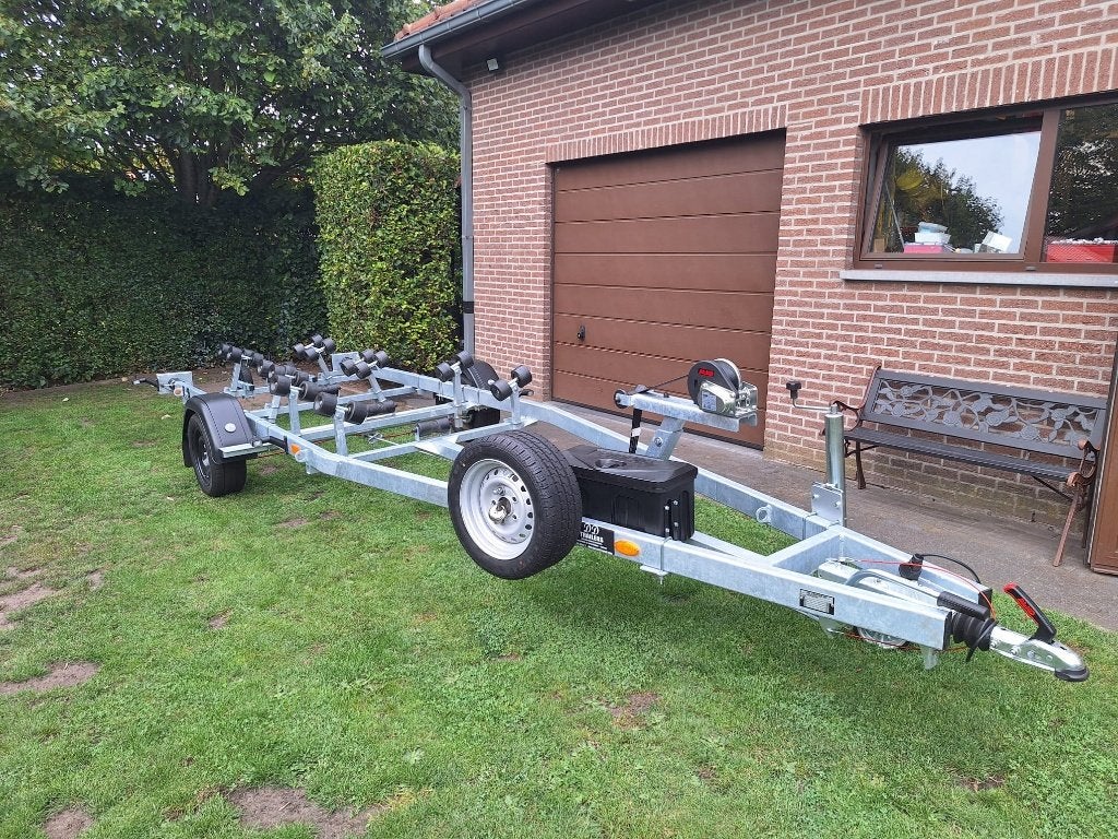 RD boottrailer, Watersport en Boten, Ophalen, Minder dan 1500 kg, Verstelbare verlichting, Minder dan 6 meter