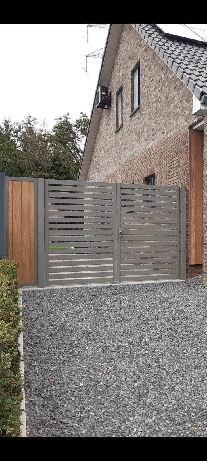 Poort/ hekwerk, Ophalen, Met poort, Gebruikt, Sierhekwerk