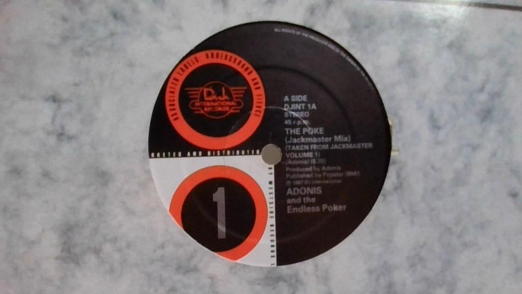 ADONIS " THE POKE ", Ophalen of Verzenden, Gebruikt, 12 inch, Techno of Trance