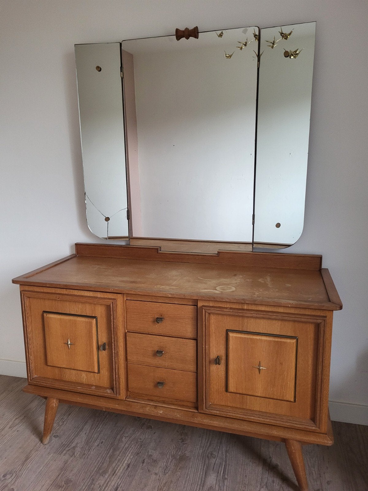 Vintage dressoir/kaptafel, Ophalen