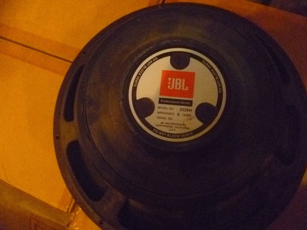 jbl 2226h, Ophalen, JBL