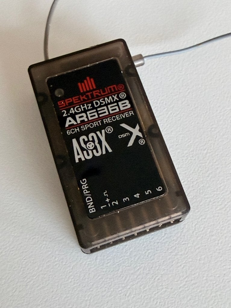 Récepteur Spektrum AR636B DSMX 6 canaux AS3X, Enlèvement ou Envoi, Comme neuf, Autres types