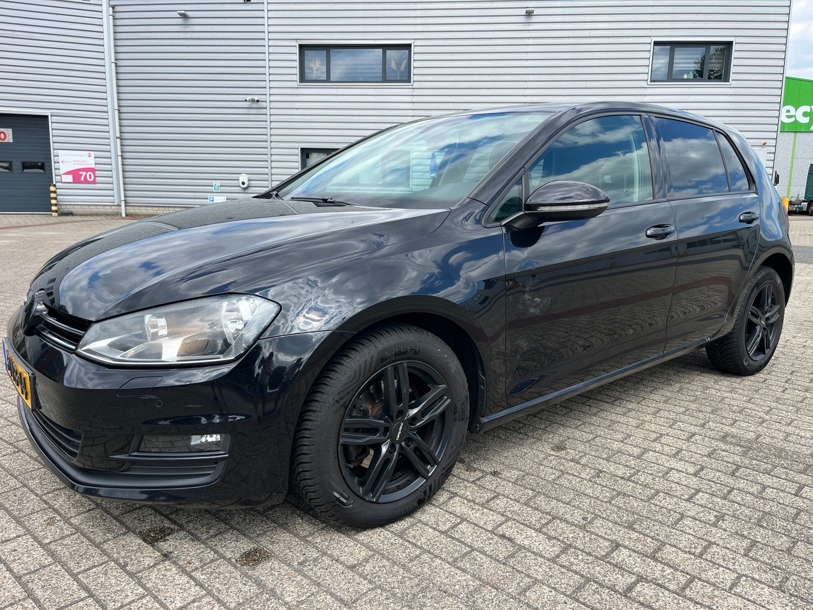 Vw Golf 7 1.6tdi 2013 Highline, Auto's, Volkswagen, Bedrijf, Golf, Diesel, Euro 5, Berline, 5 deurs, Automaat, Zwart, Grijs, Ophalen