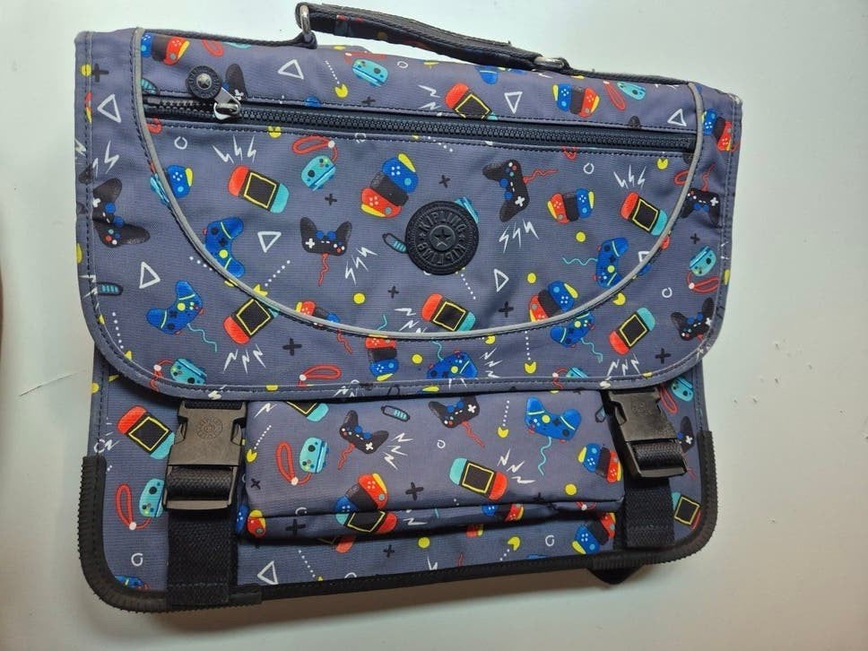 Cartable  Kipling Gaming gris, Bijoux, Sacs & Beauté, Enlèvement, Comme neuf, Porte-documents ou Cartable