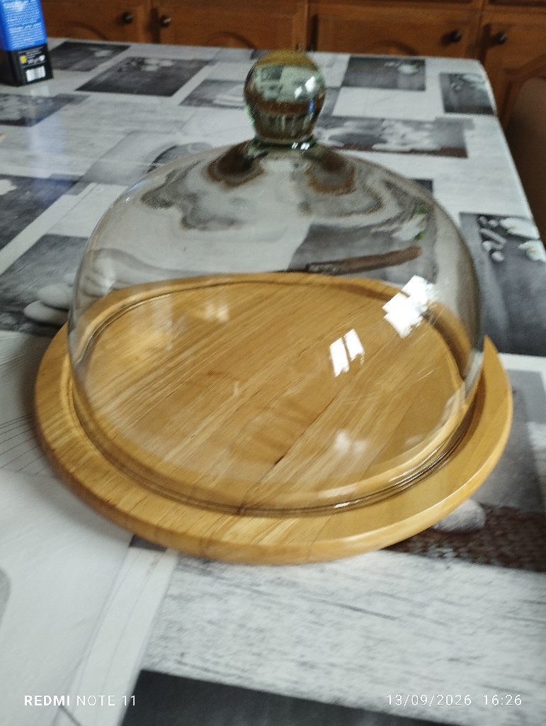 Cloche, Maison & Meubles, Verre, Enlèvement, Neuf, 26 cm