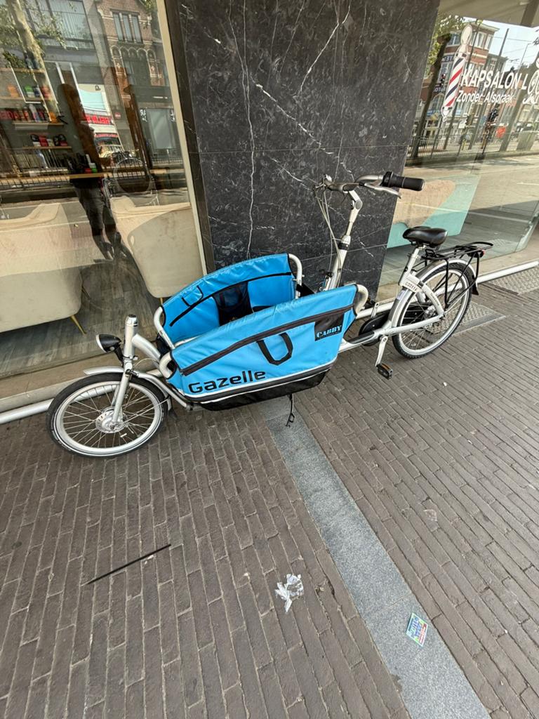 Bakfiets, Fietsen en Brommers, Ophalen of Verzenden, Zo goed als nieuw, Gazelle