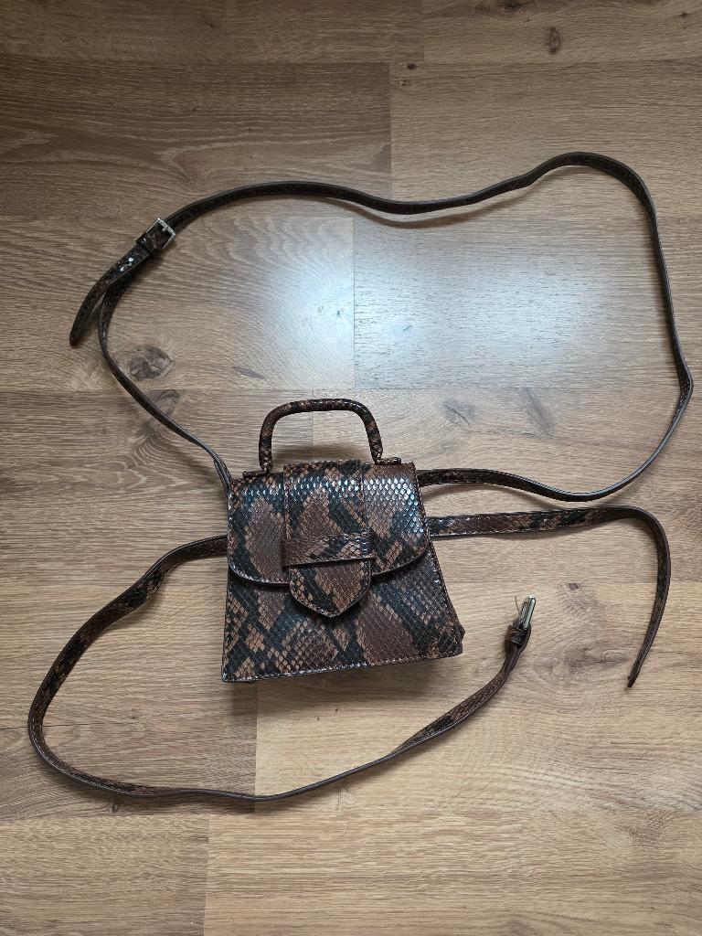 Mini tasje zara vintage look, Bijoux, Sacs & Beauté, Enlèvement ou Envoi, Neuf, Brun, Sac à main
