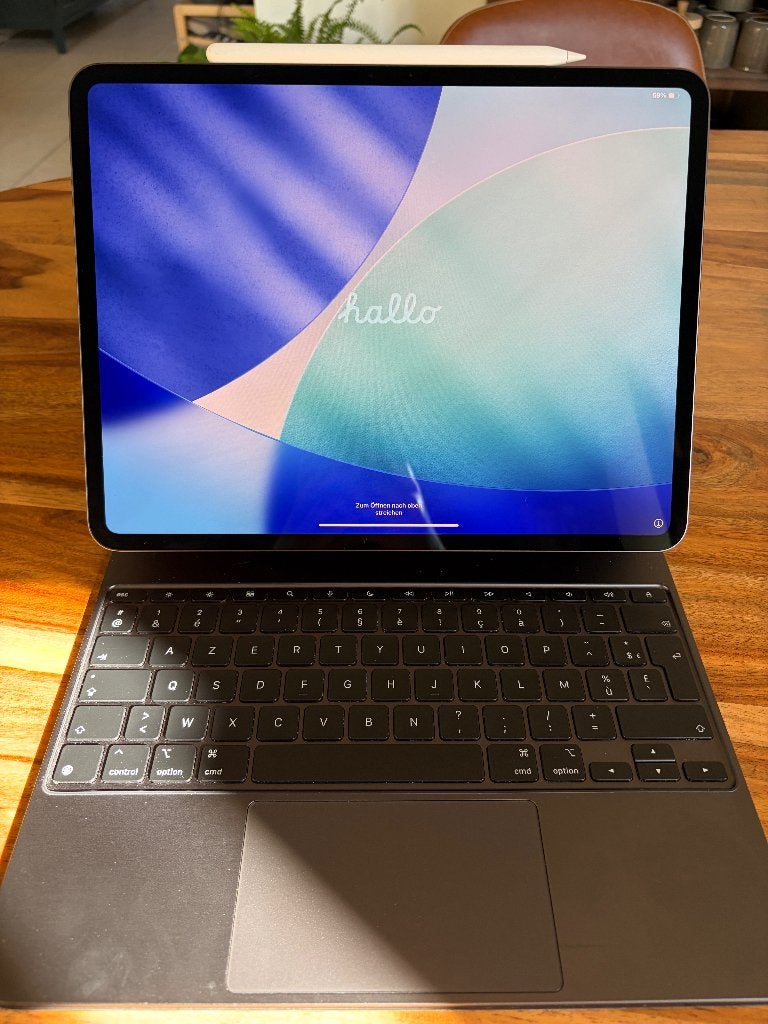 iPad Pro M4 13 inch 1T + magic keyboard + Apple Pencil, Informatique & Logiciels, Gris, Enlèvement ou Envoi, 13 pouces ou plus
