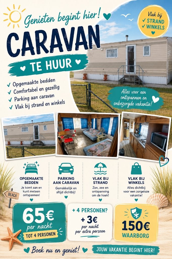 Stacaravan te huur, Jusqu'à 6