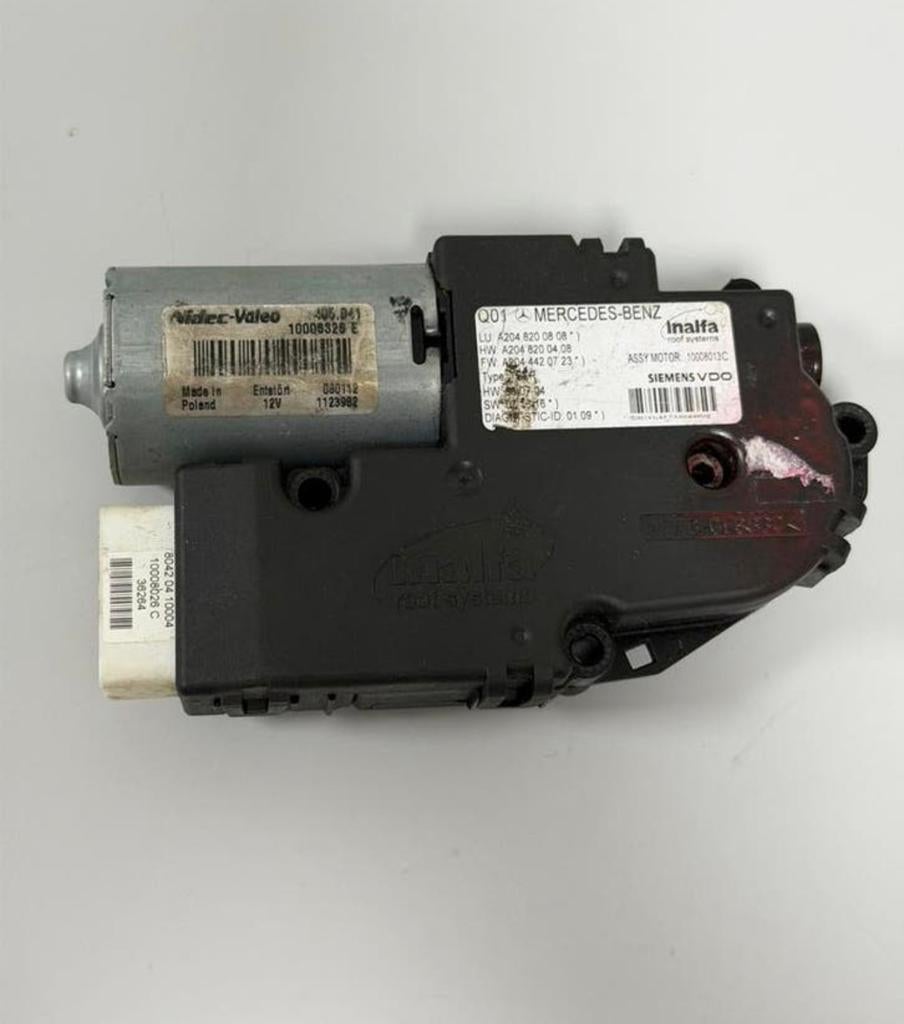 Moteur de toit ouvrant Mercedes A2048200808 W204 X204 GLK C, Autos : Pièces & Accessoires, Vitres & Accessoires, Mercedes-Benz