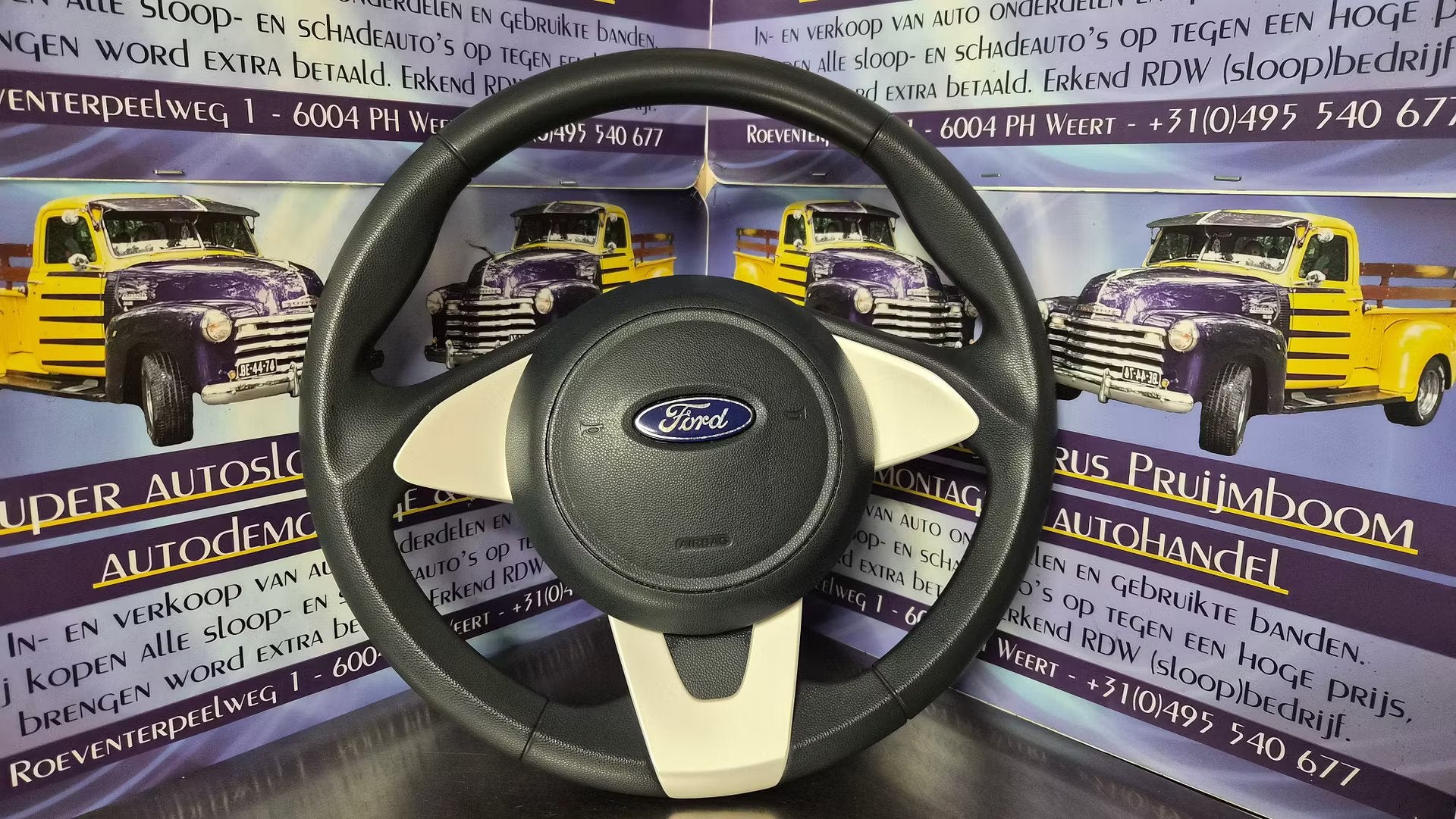 ford ka 2. stuurwiel met airbag. rtnr 61991360A00, Auto-onderdelen, Gebruikt, Info@ford.com, Ford, Ford Motor Company