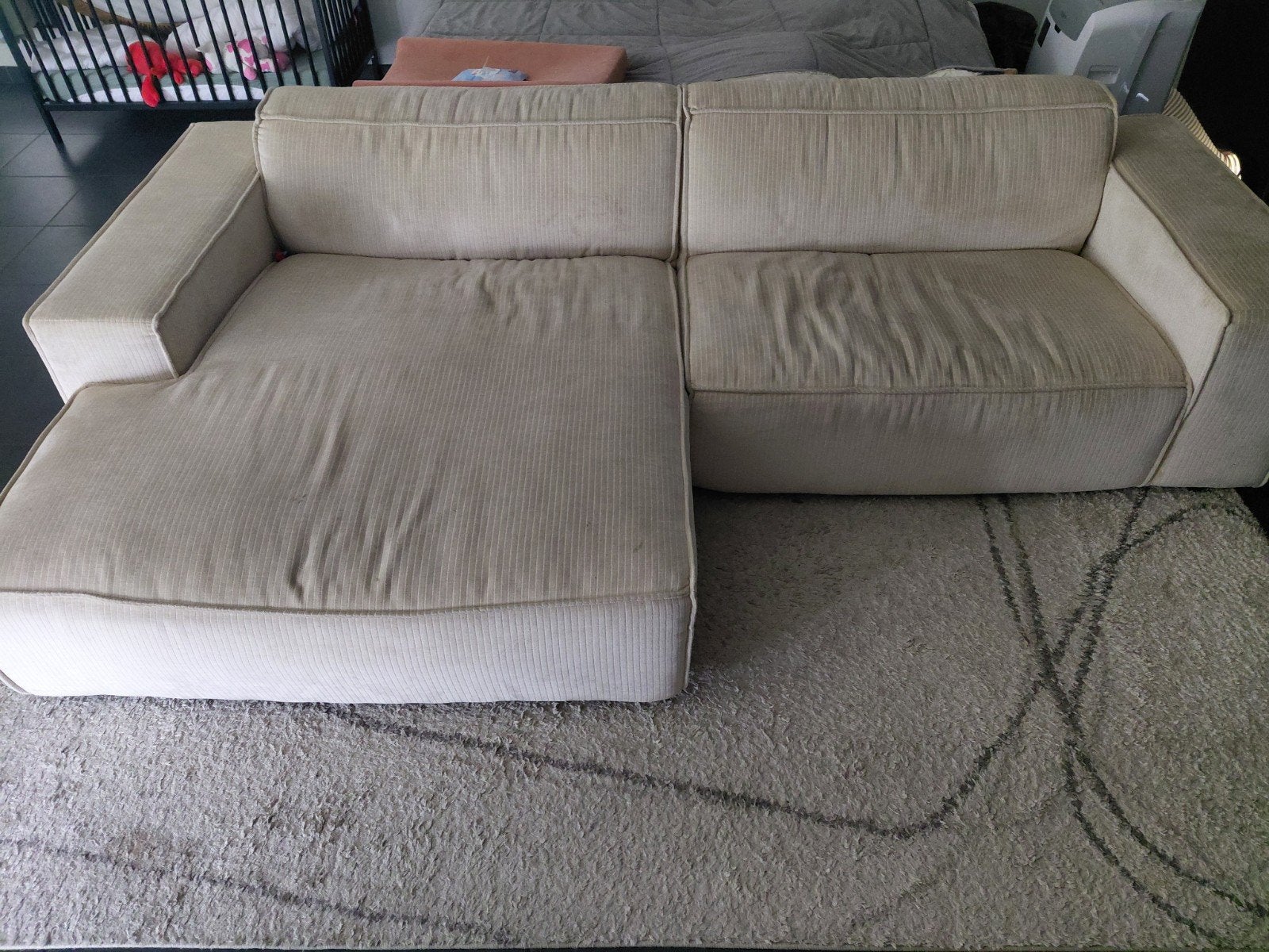 Zetel te koop zo goed als nieuw, Huis en Inrichting, Ophalen