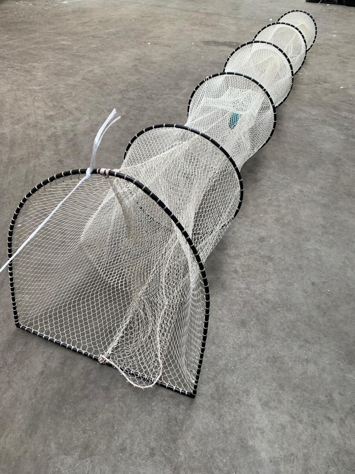 Nieuwe palingfuik 3 m lang diameter 60 cm, Enlèvement ou Envoi, Comme neuf