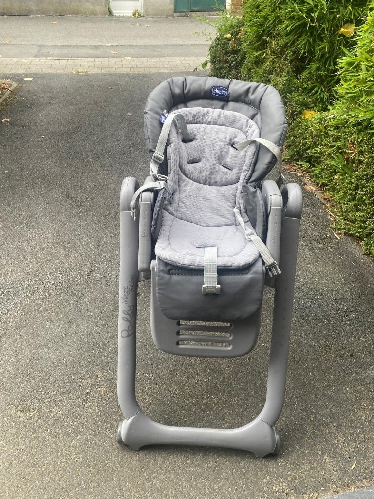 Chaise haute évolutive Chicco Polly Magic complète, Ophalen, Gebruikt, Inklapstoel, Afneembaar eetblad