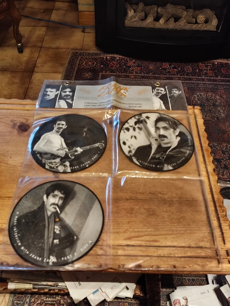 3 Picture Discs (Singles) van Frank Zappa, CD & DVD, Vinyles Singles, Enlèvement ou Envoi, Édition limitée, 7 inch, Autres genres