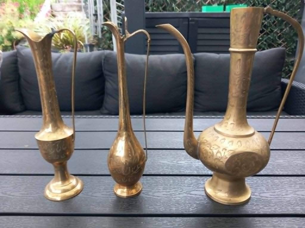 Aiguières oriental en laiton, Antiek en Kunst, Antiek | Brons en Koper, Ophalen