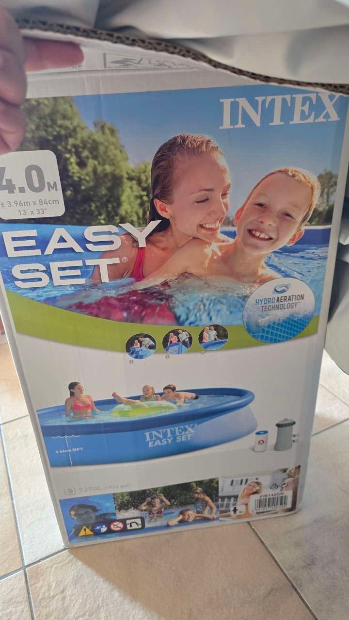 Piscine Intex Easy Set 3,96 m x 84 cm – Neuve avec pompe, Jardin & Terrasse, Piscines, Neuf, Piscine gonflable, 80 à 120 cm, 200 à 400 cm