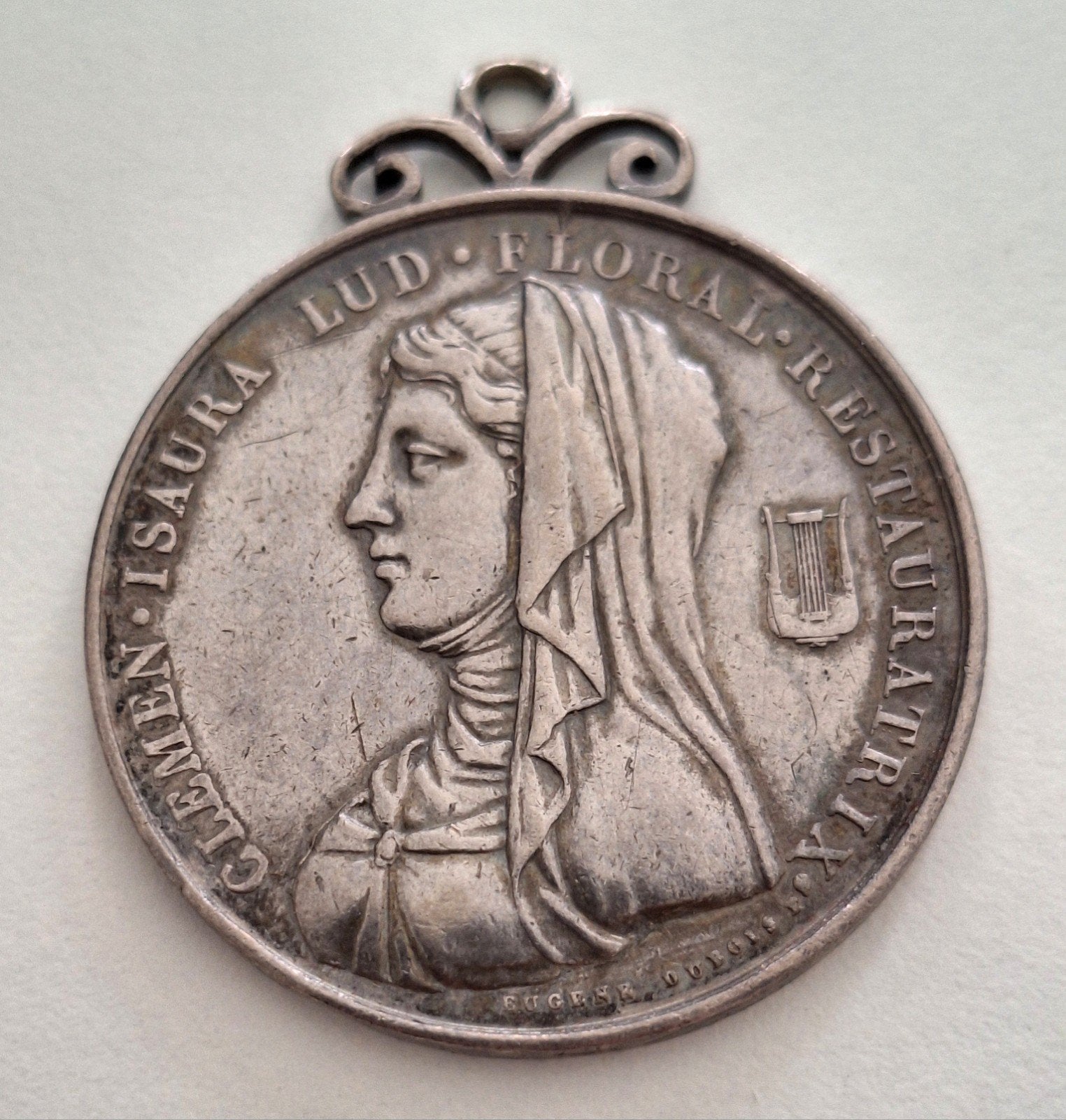 medaille jeux floraux de Toulouse 1819 argent, Postzegels en Munten, Penningen en Medailles, Ophalen of Verzenden, Zilver