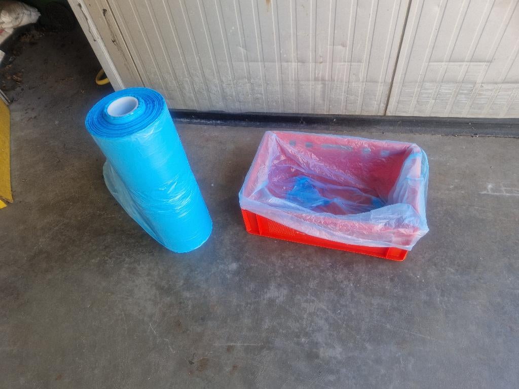 PLastiek BLOKZAKKEN op rol ( veel stuks ) VOEDINGSGESCHIKT, Enlèvement