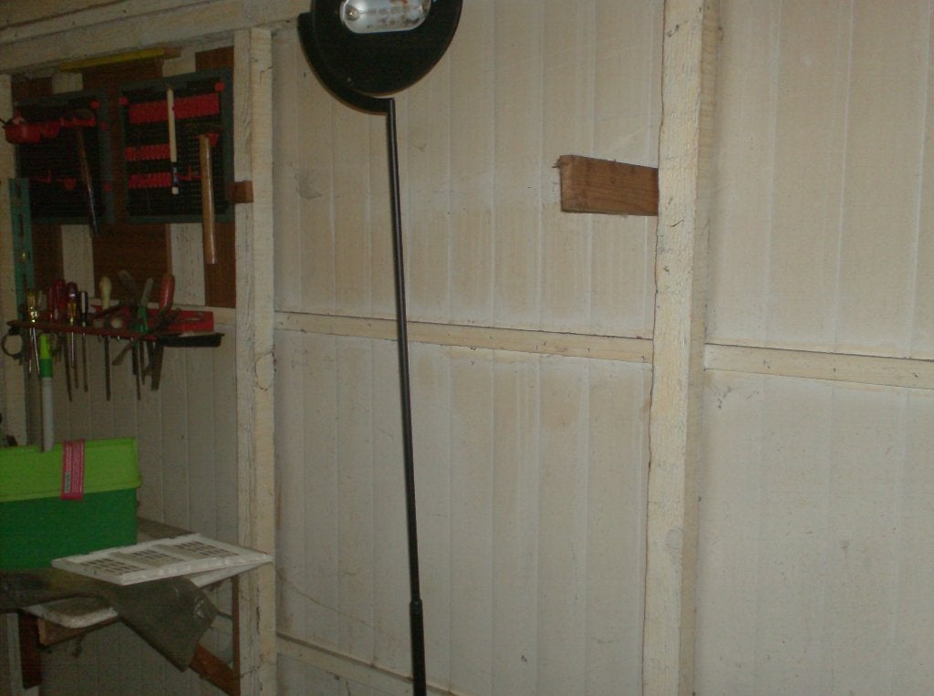 Staande halogeen lamp, Ophalen, Halogeen, Metaal of Aluminium, Zo goed als nieuw