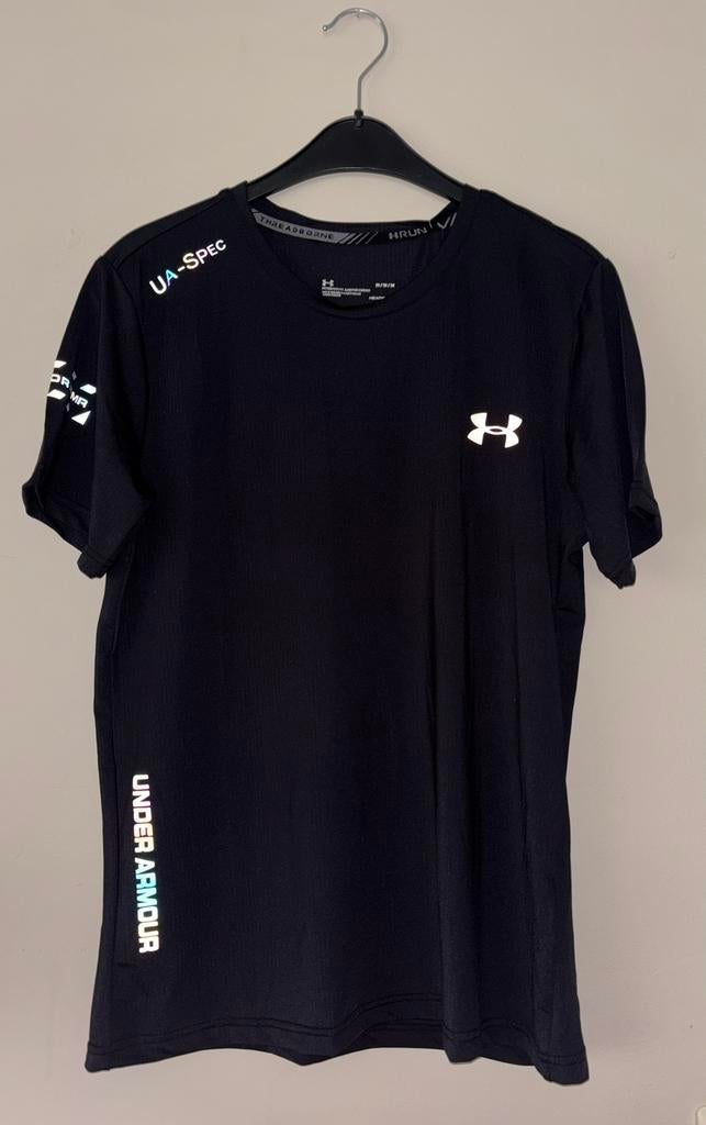 T shirt under armour reflectif, Kleding | Heren, T-shirts, Verzenden, Nieuw, Maat 48/50 (M), Zwart