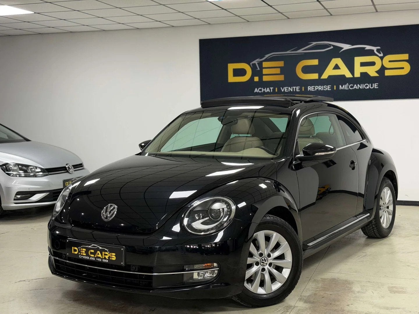 Volkswagen Beetle 1.2 TSI Design BMT *Toit Ouvrant*Siege Cha, 105 pk, Gebruikt, 4 cilinders, Zwart