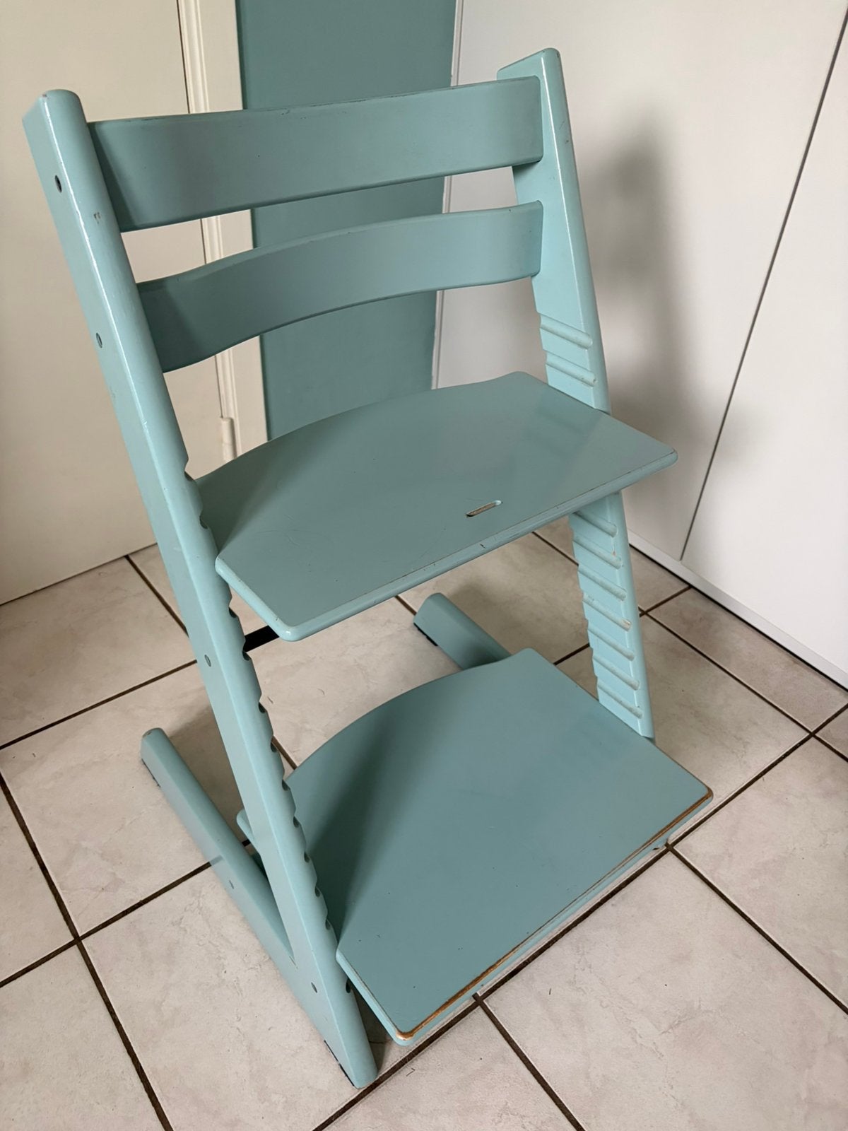 Stokke tripp trapp meegroeistoel (nieuw model!), Ophalen, Gebruikt, Meegroeistoel