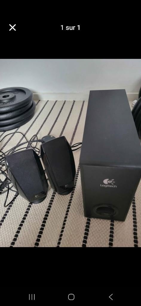 Enceinte Logitech, Enlèvement, Utilisé, Haut-parleur central, Autres marques