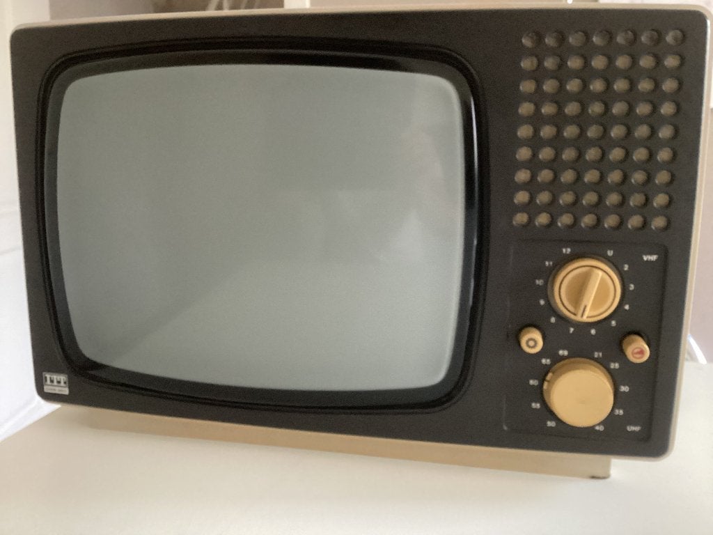 TV draagbaar vintage, Ophalen