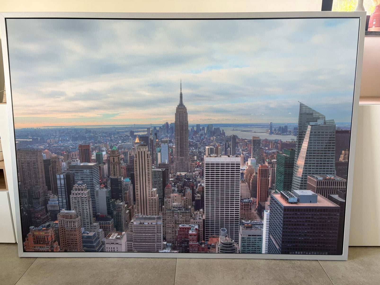 Cadre New York, Maison & Meubles, Enlèvement ou Envoi, Comme neuf, Bois