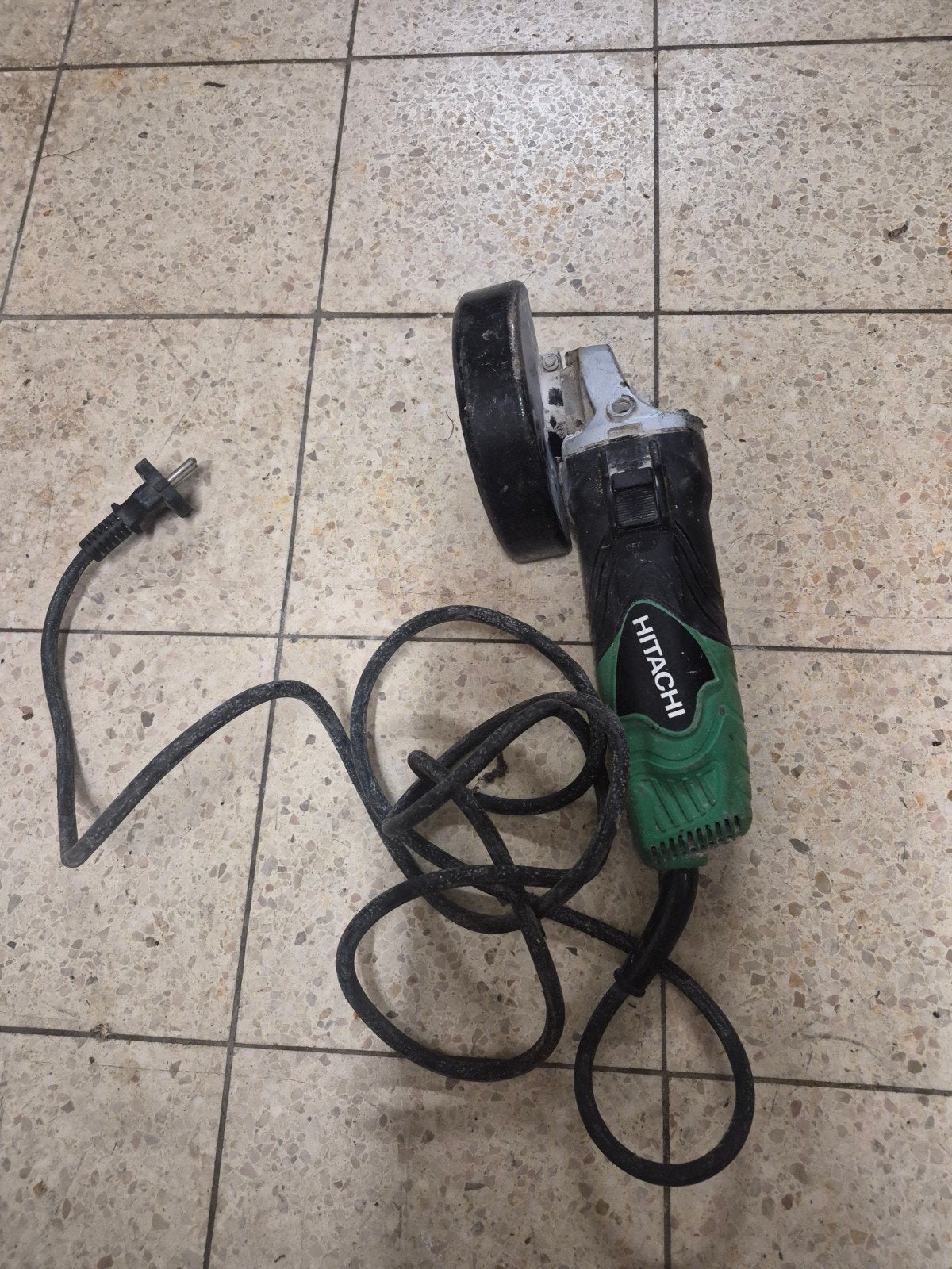 hitachi slijpmachine 125mm, Doe-het-zelf en Bouw, Ophalen, Gebruikt, 700 tot 1000 watt, Haakse handslijpmachine