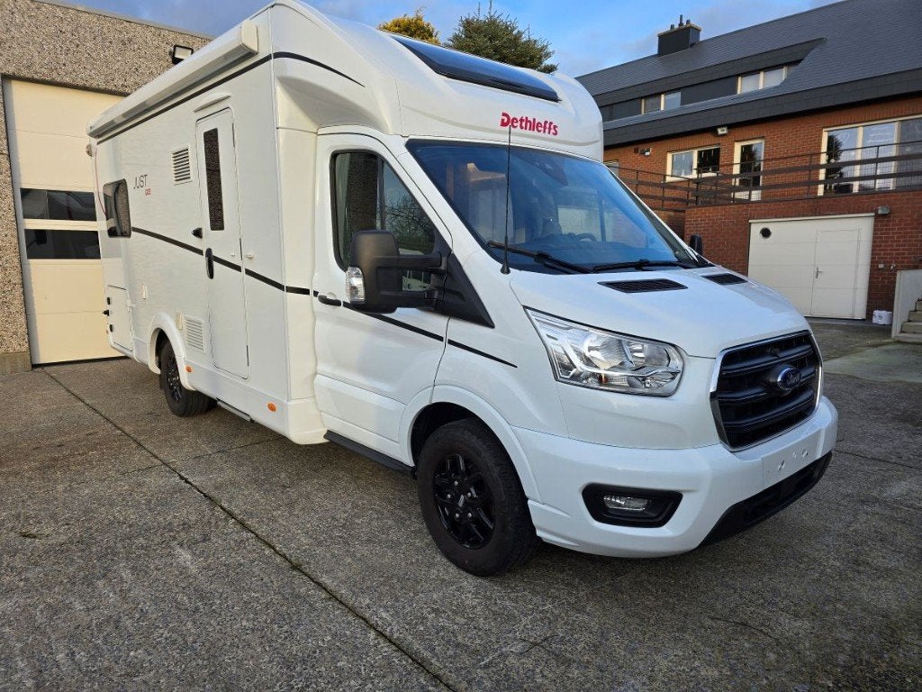 Dethleffs Just Go T6905-06/2024-16,975 km+options+garantie, Caravanes & Camping, Jusqu'à 4, Entreprise, Ford, Douche