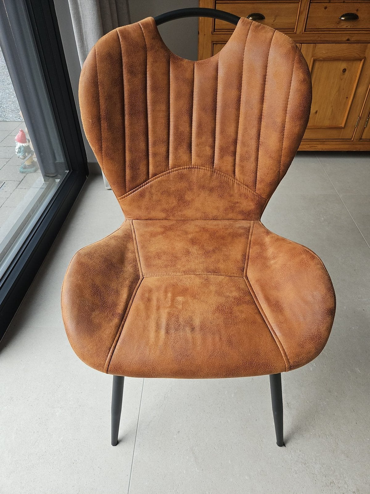2 eetkamerstoelen te koop, Enlèvement, Utilisé, Autres matériaux