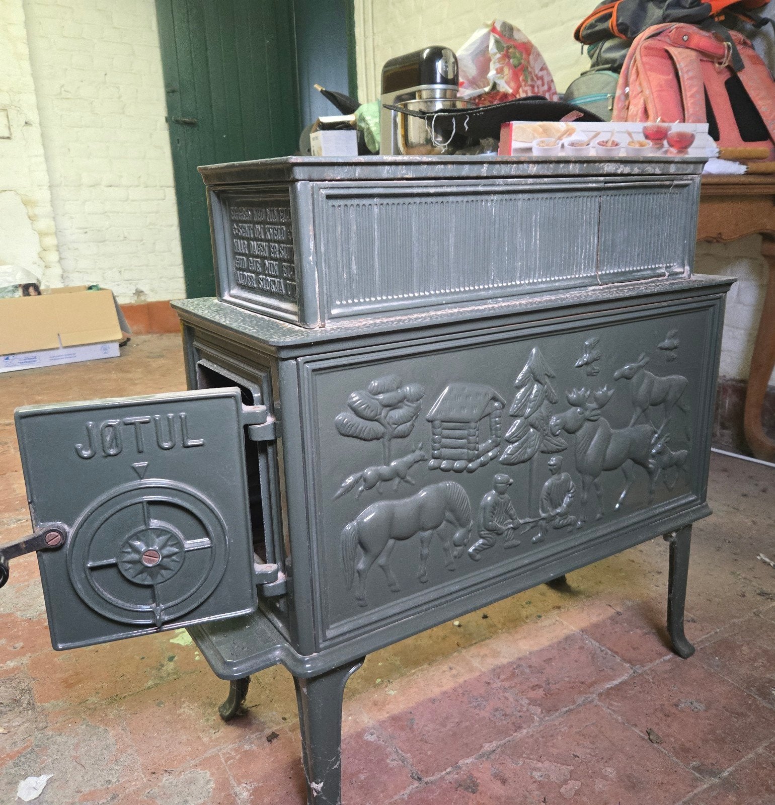 feux a bois Jotul, Enlèvement, Utilisé, Cheminée au bois
