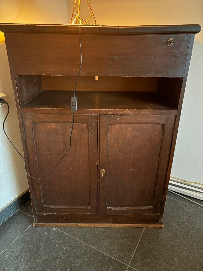 Petit meuble ancien en bois, Antiquités & Art, Enlèvement ou Envoi