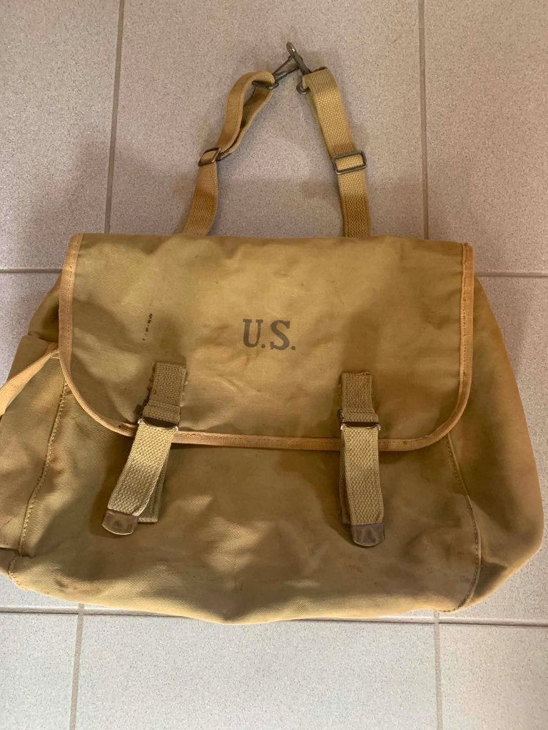 US wwII Musette M1936 Atlas 1942., Collections, Objets militaires | Seconde Guerre mondiale, Enlèvement ou Envoi
