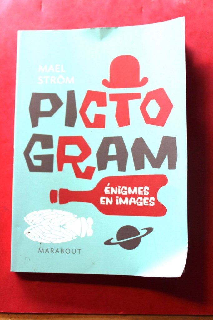 „PICTOGRAM” Raadsels in afbeeldingen van Maël STRÖM, Hobby en Vrije tijd, Denksport en Puzzels, Ophalen of Verzenden, Gebruikt