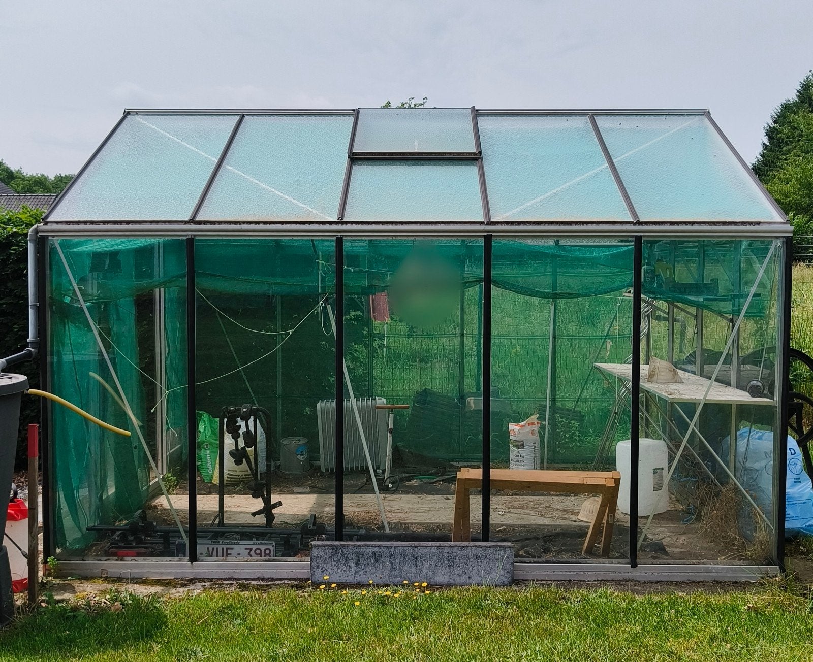 Tuin serre, Jardin & Terrasse, Serres, Verre, Serre, Enlèvement, Utilisé