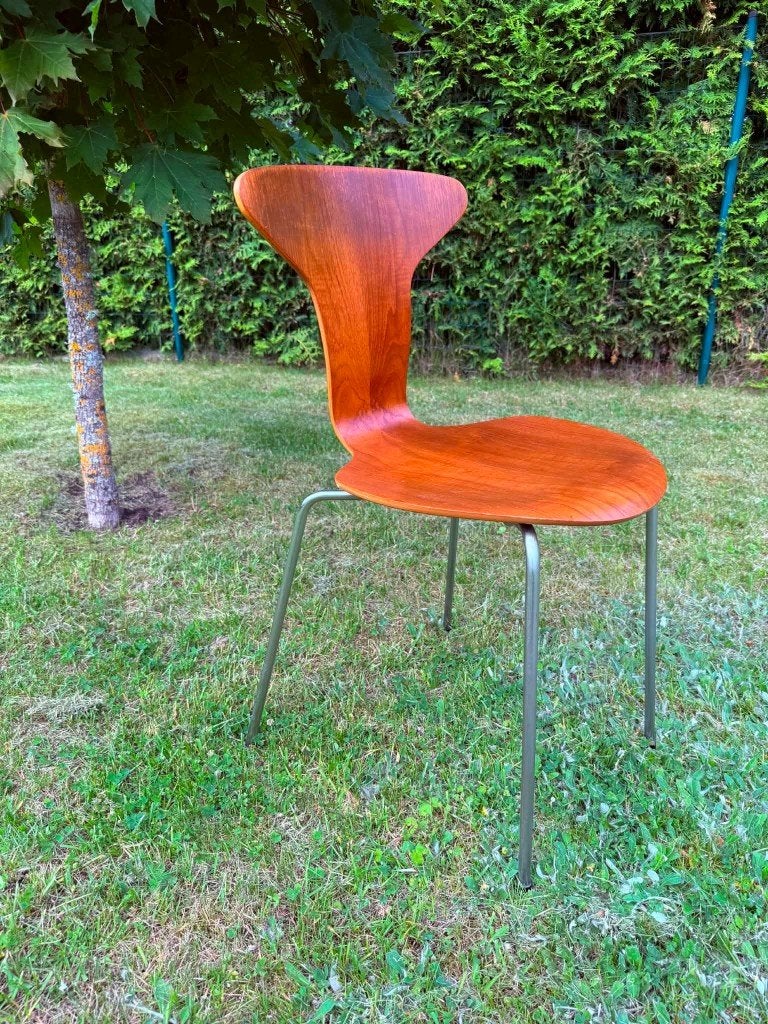Vintage Mid-Century Modern Chair, Maison & Meubles, Enlèvement ou Envoi, Utilisé, Brun, Une