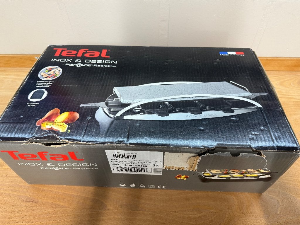 TEFAL Steengrill Raclette, Elektronische apparatuur, Ophalen, Zo goed als nieuw, Steengrill